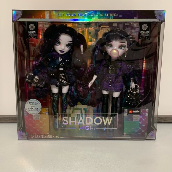 Shadow High Twins Naomi Storm & Veronica Storm Fashion Dolls w/Accessories-New - Picture 1 of 10